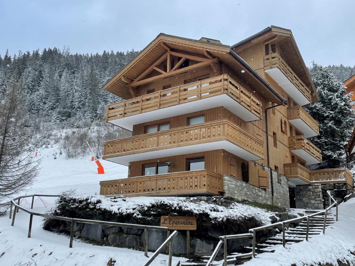 Meribel Centre La Chaudanne, Real Ski In And Out, 3 Bedrooms 2 Bathrooms Newly Renovated, Chalet L'Eperviere מראה חיצוני תמונה