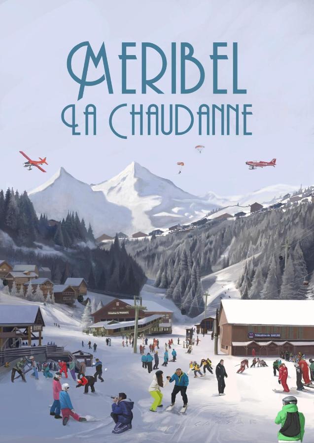 Meribel Centre La Chaudanne, Real Ski In And Out, 3 Bedrooms 2 Bathrooms Newly Renovated, Chalet L'Eperviere מראה חיצוני תמונה