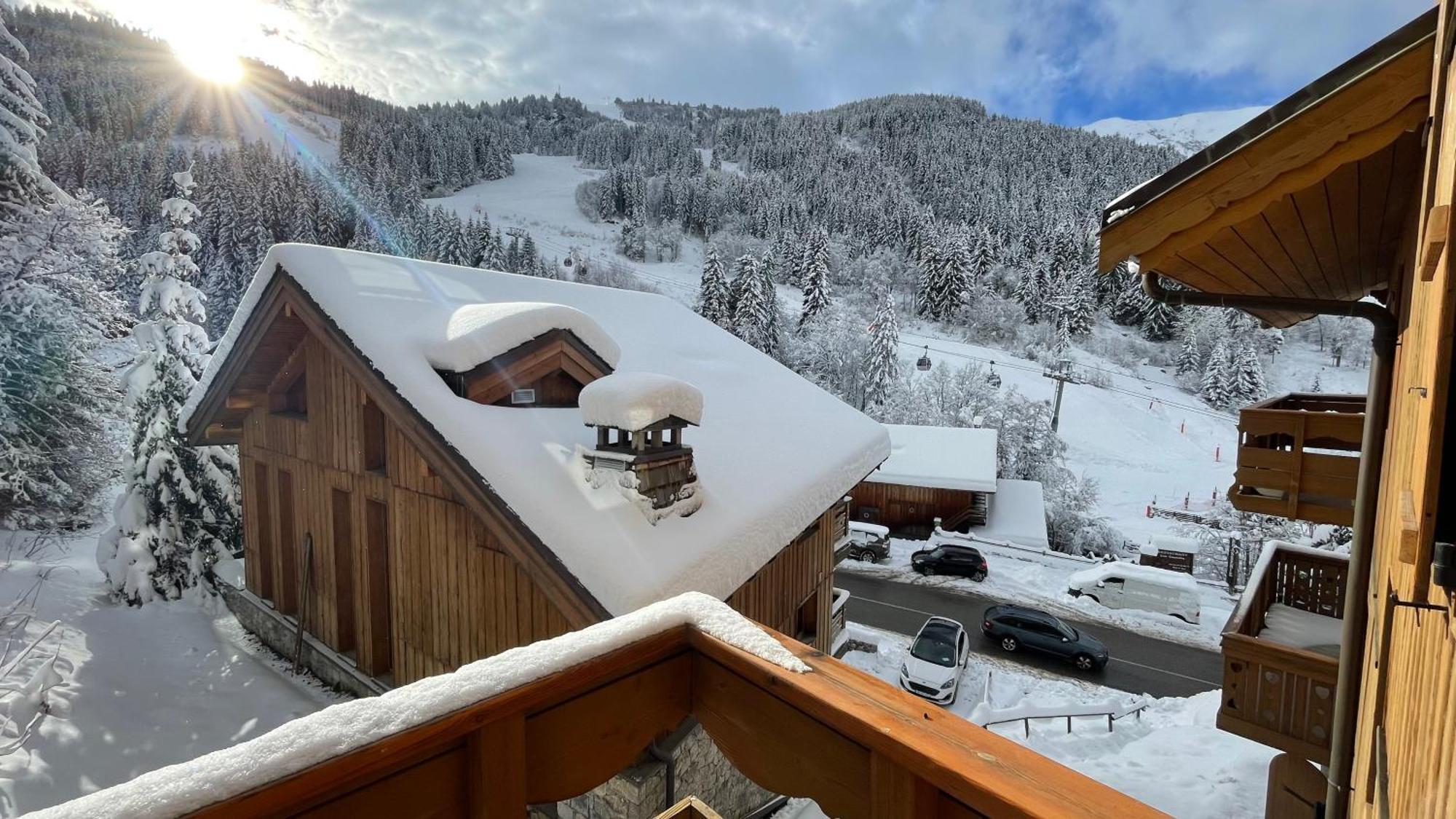 Meribel Centre La Chaudanne, Real Ski In And Out, 3 Bedrooms 2 Bathrooms Newly Renovated, Chalet L'Eperviere מראה חיצוני תמונה