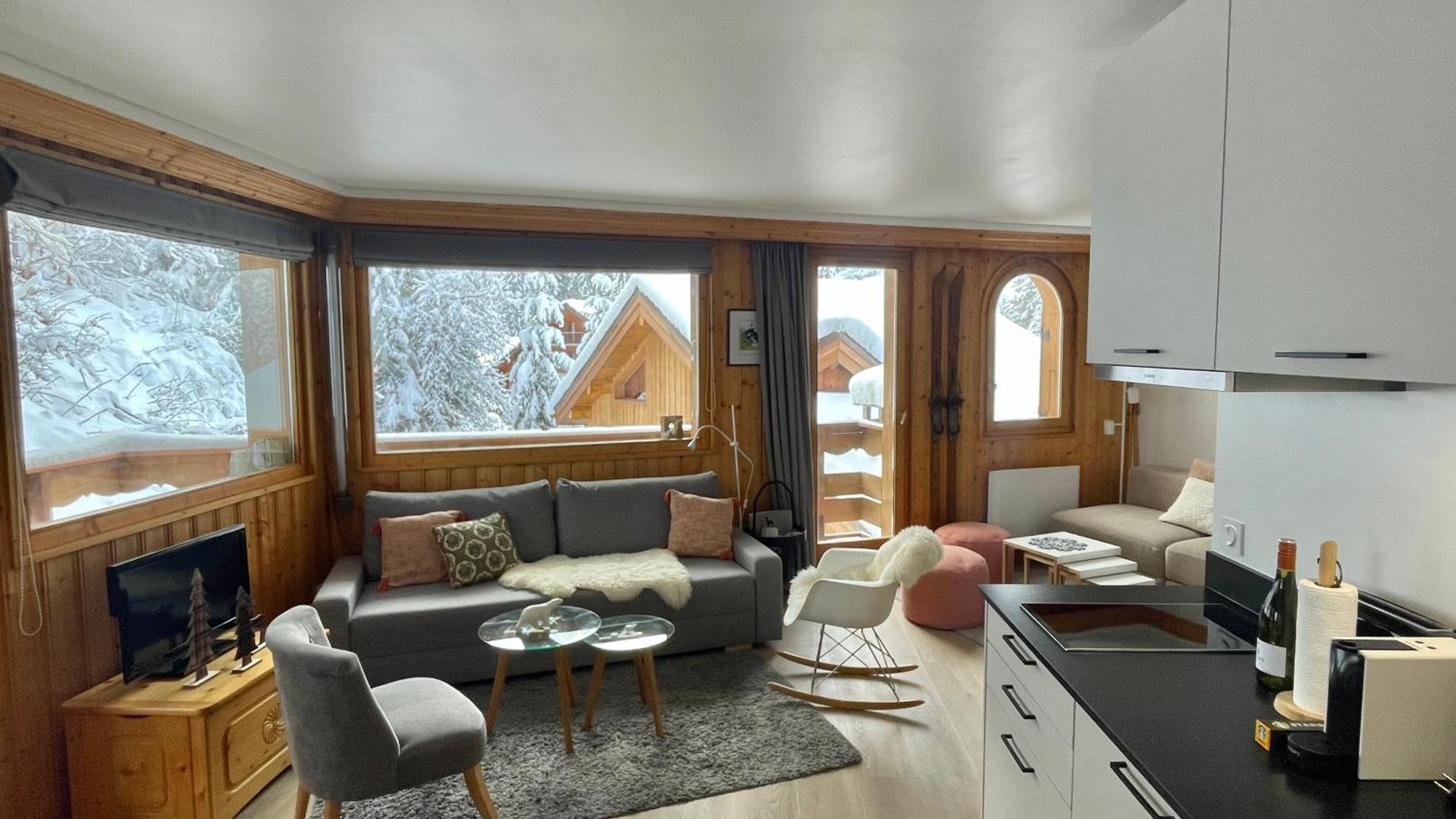 Meribel Centre La Chaudanne, Real Ski In And Out, 3 Bedrooms 2 Bathrooms Newly Renovated, Chalet L'Eperviere מראה חיצוני תמונה