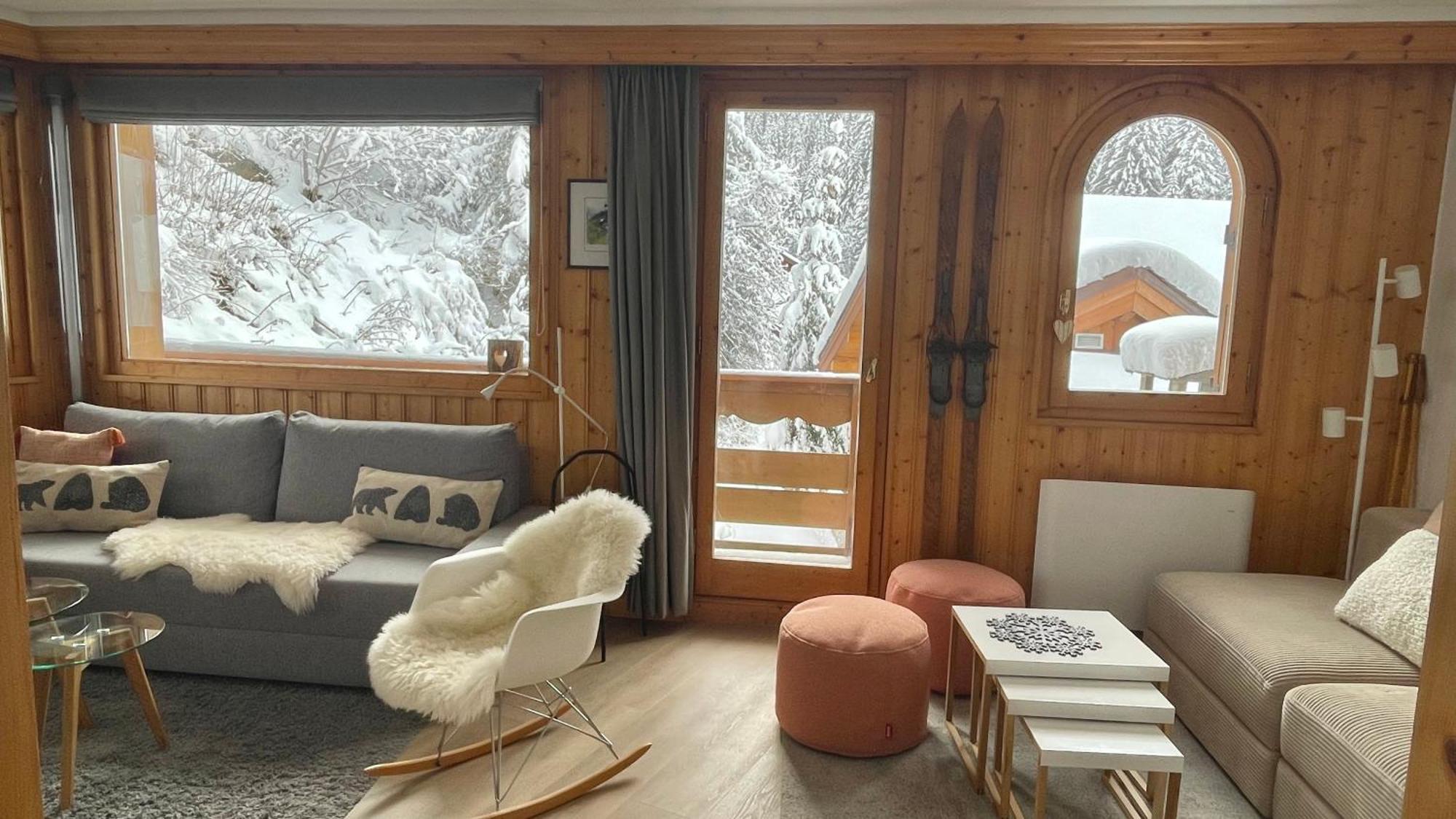 Meribel Centre La Chaudanne, Real Ski In And Out, 3 Bedrooms 2 Bathrooms Newly Renovated, Chalet L'Eperviere מראה חיצוני תמונה
