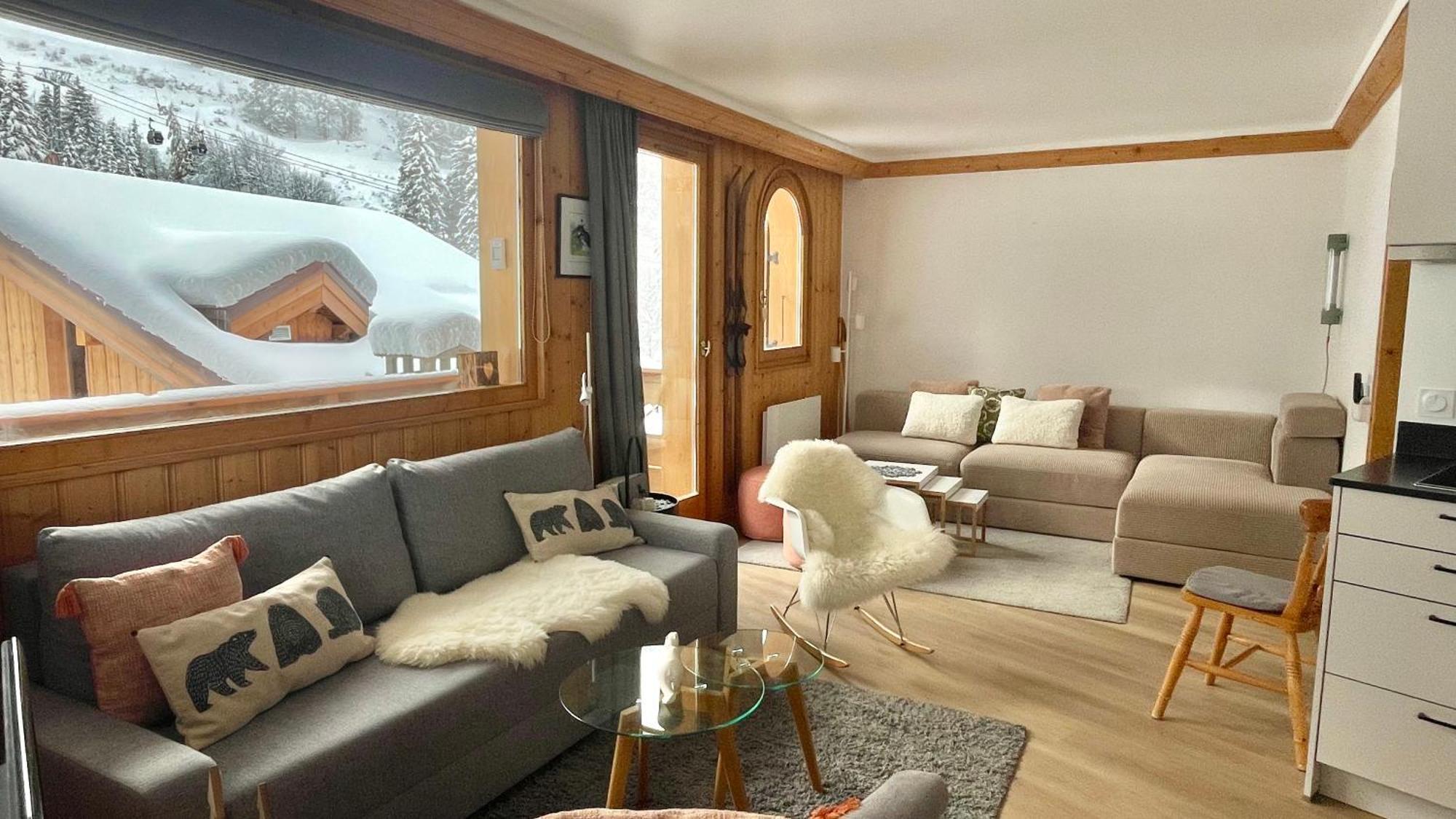 Meribel Centre La Chaudanne, Real Ski In And Out, 3 Bedrooms 2 Bathrooms Newly Renovated, Chalet L'Eperviere מראה חיצוני תמונה